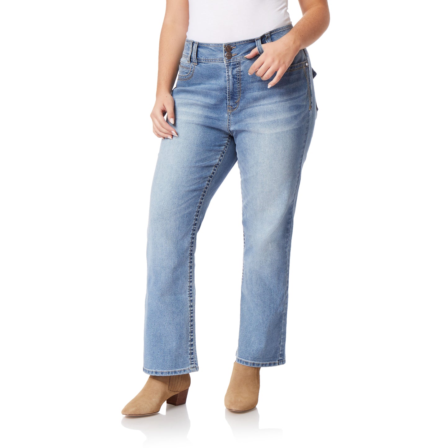 Instastretch® Luscious Curvy Bootcut Jeans