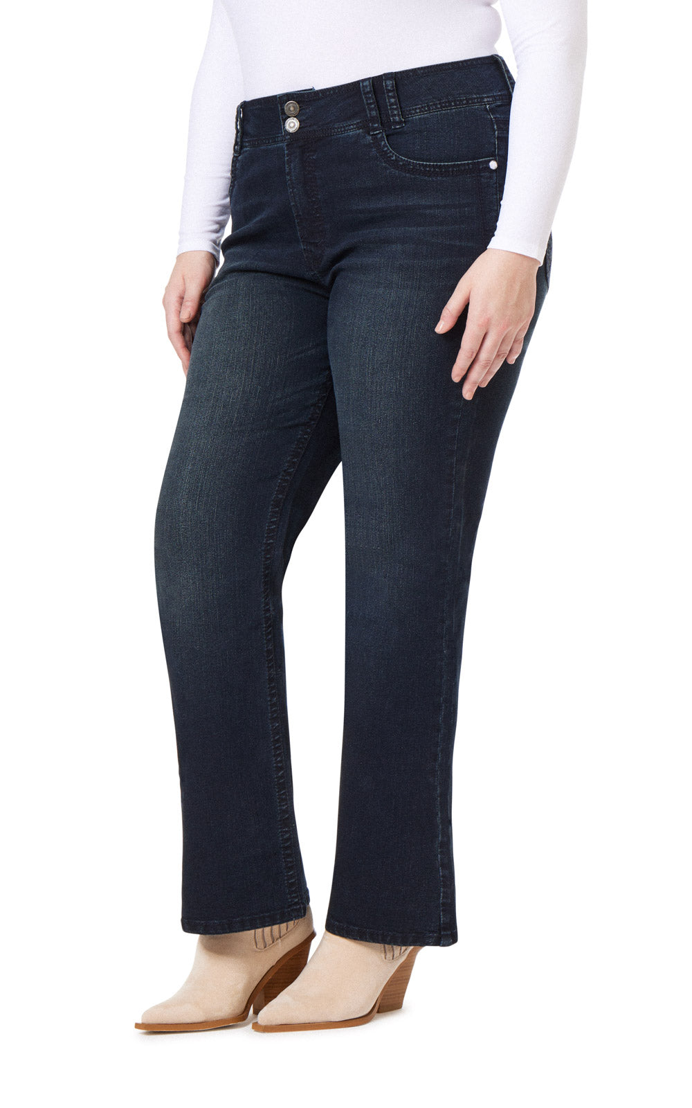 Instastretch® Luscious Curvy Bootcut Jeans