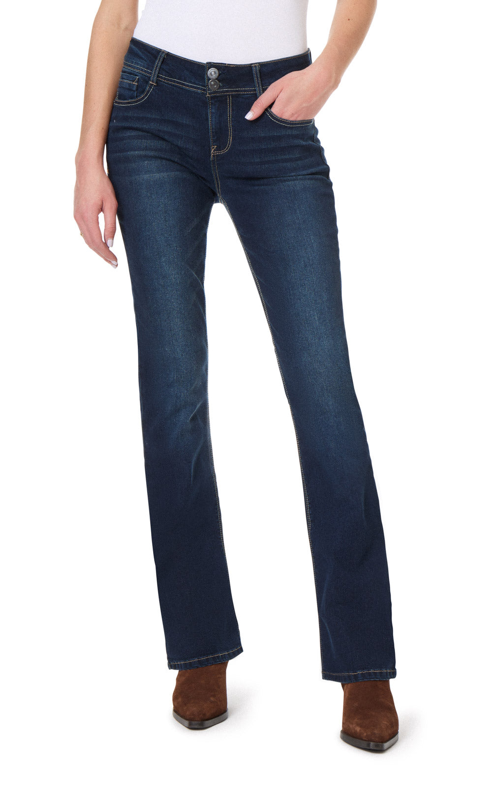 InstaStretch Luscious Curvy Bootcut Jeans