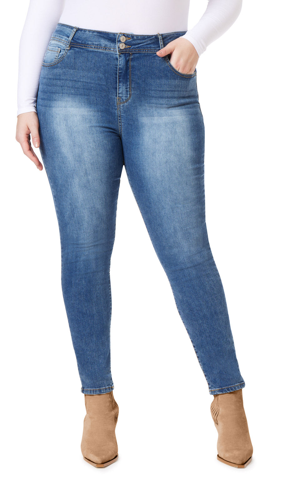 InstaStretch® Flirty Curvy Skinny Jeans