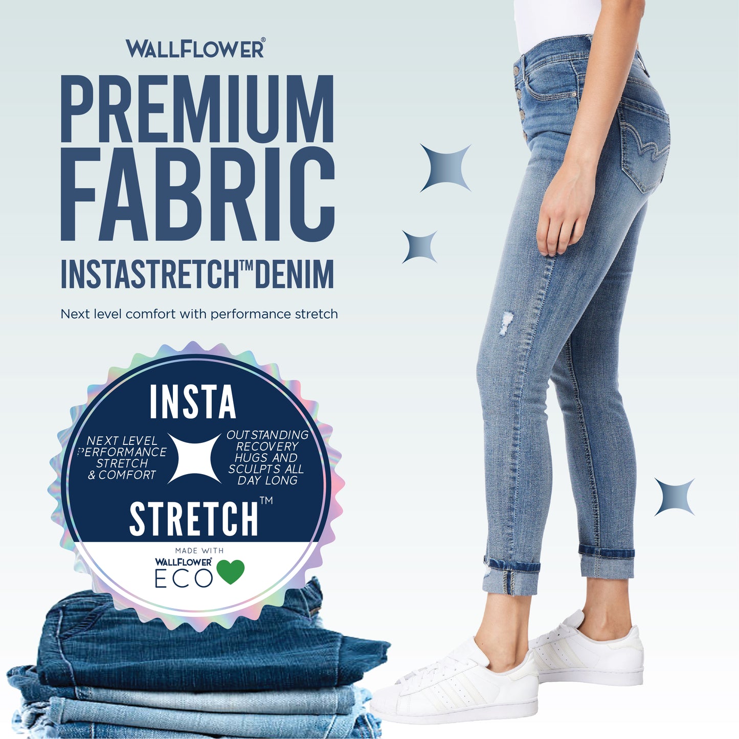 InstaStretch® Flirty Curvy Skinny Jeans