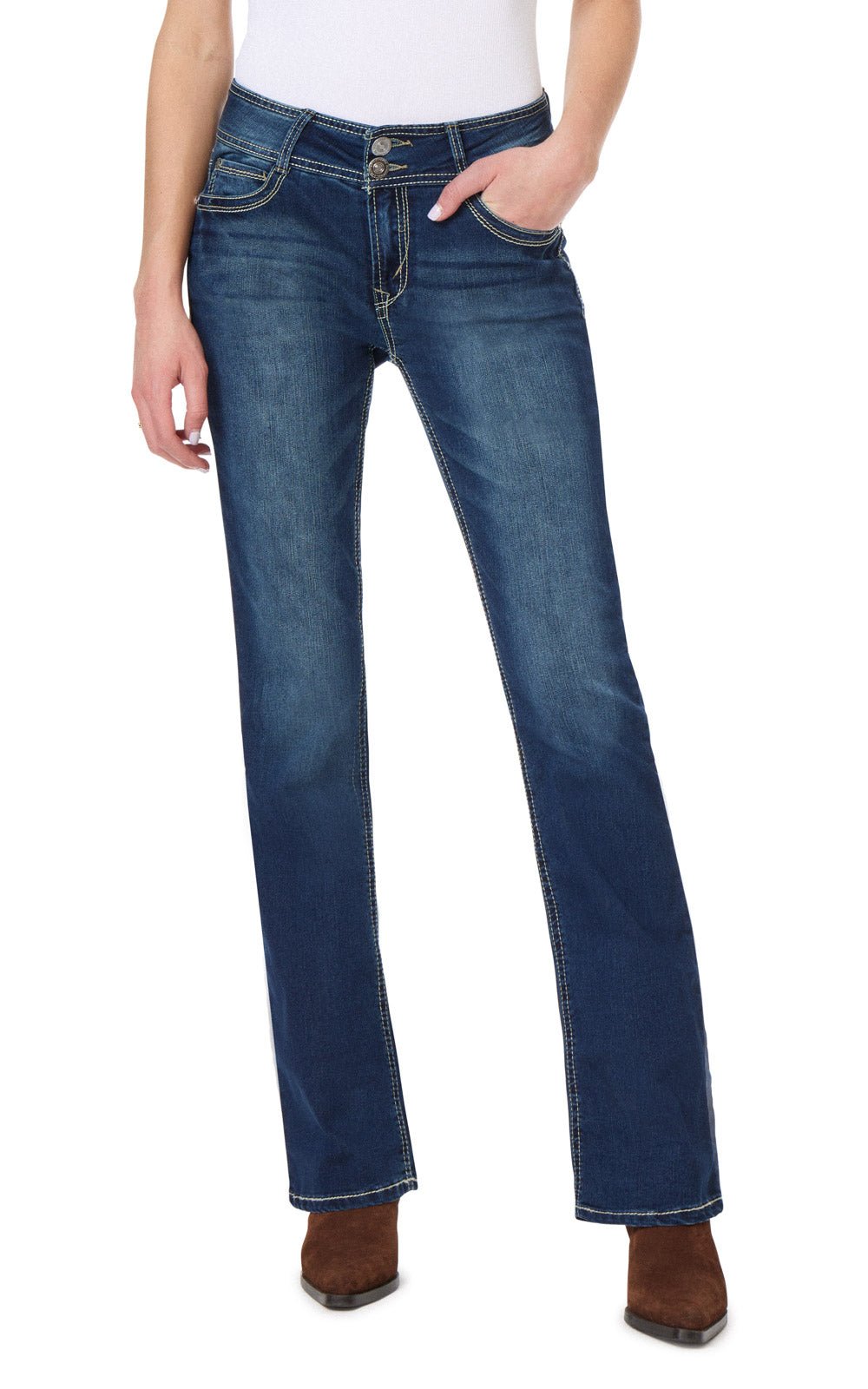 InstaStretch® Luscious Curvy Bootcut Jeans