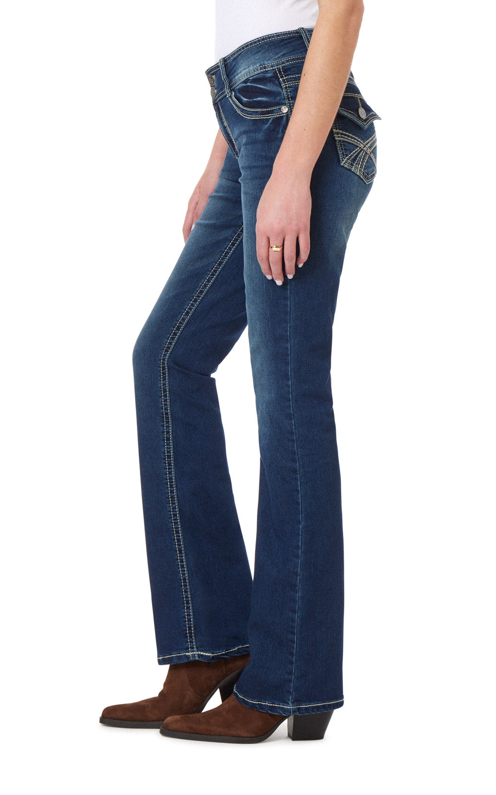 InstaStretch® Luscious Curvy Bootcut Jeans