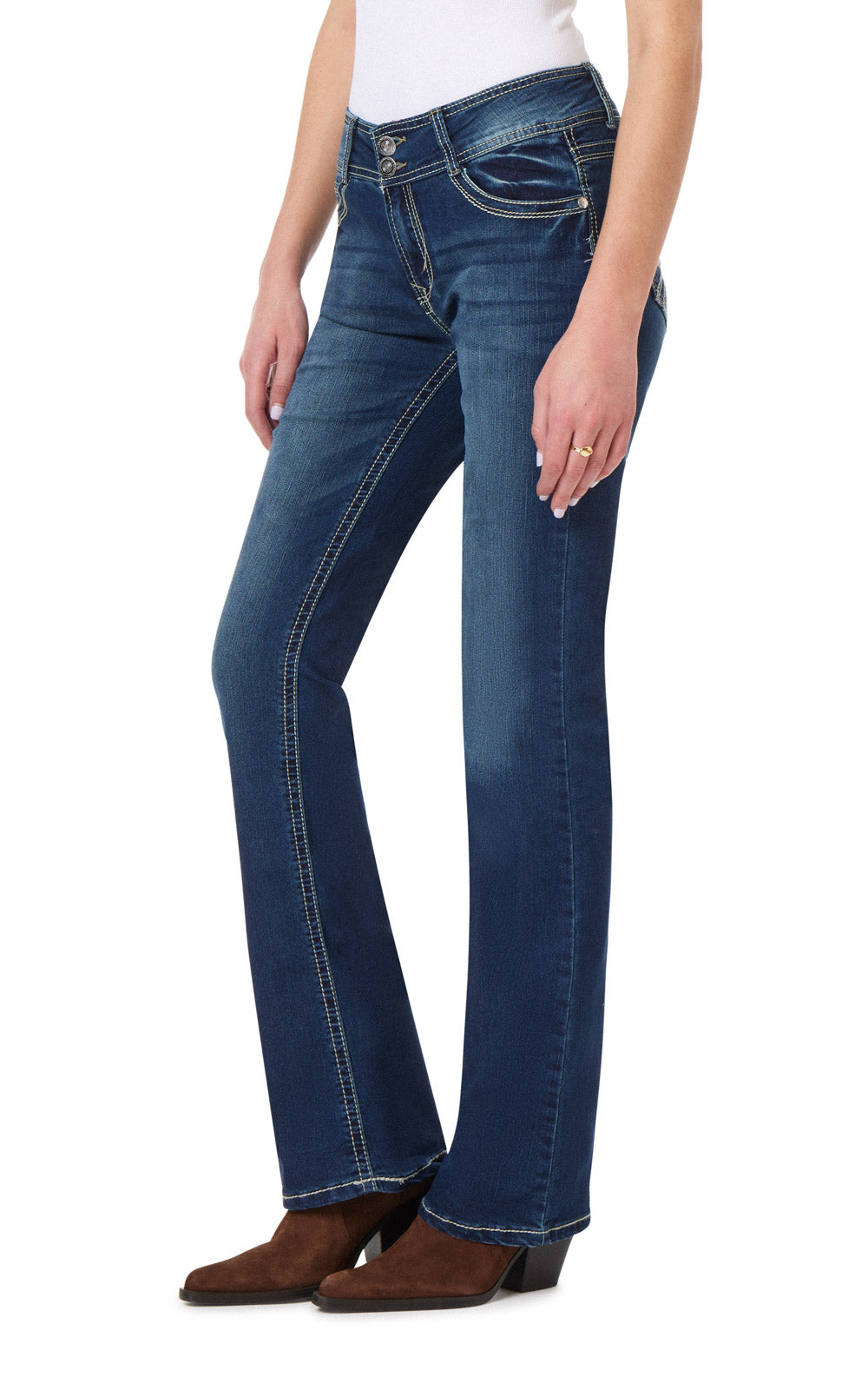 InstaStretch® Luscious Curvy Bootcut Jeans