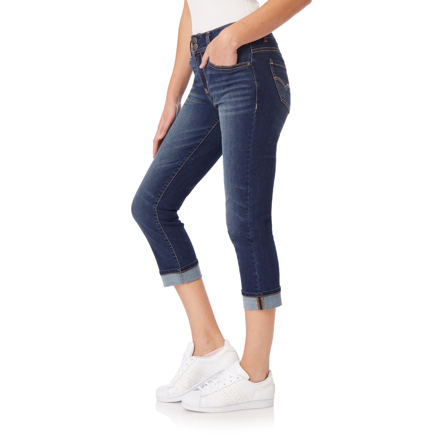 InstaStretch Flirty Curvy Crop Jeans