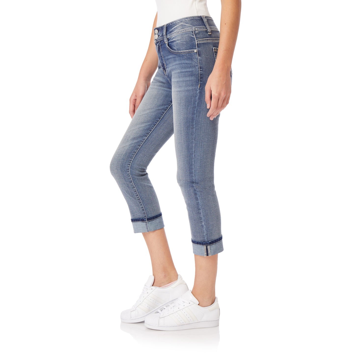 InstaStretch Flirty Curvy Crop Jeans