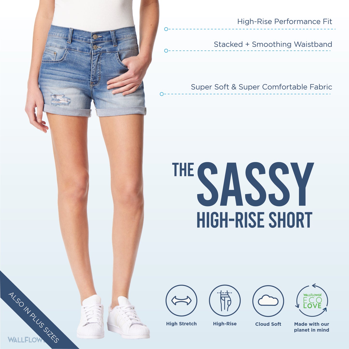 InstaSoft® Sassy Fit Shorts