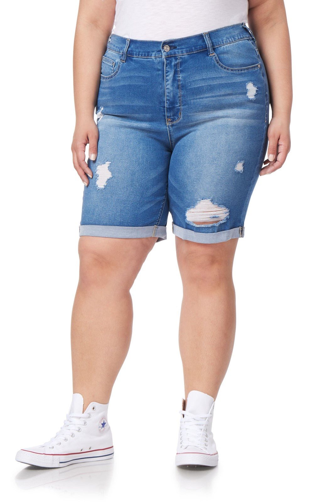 Irresistible High Rise Bermuda Shorts