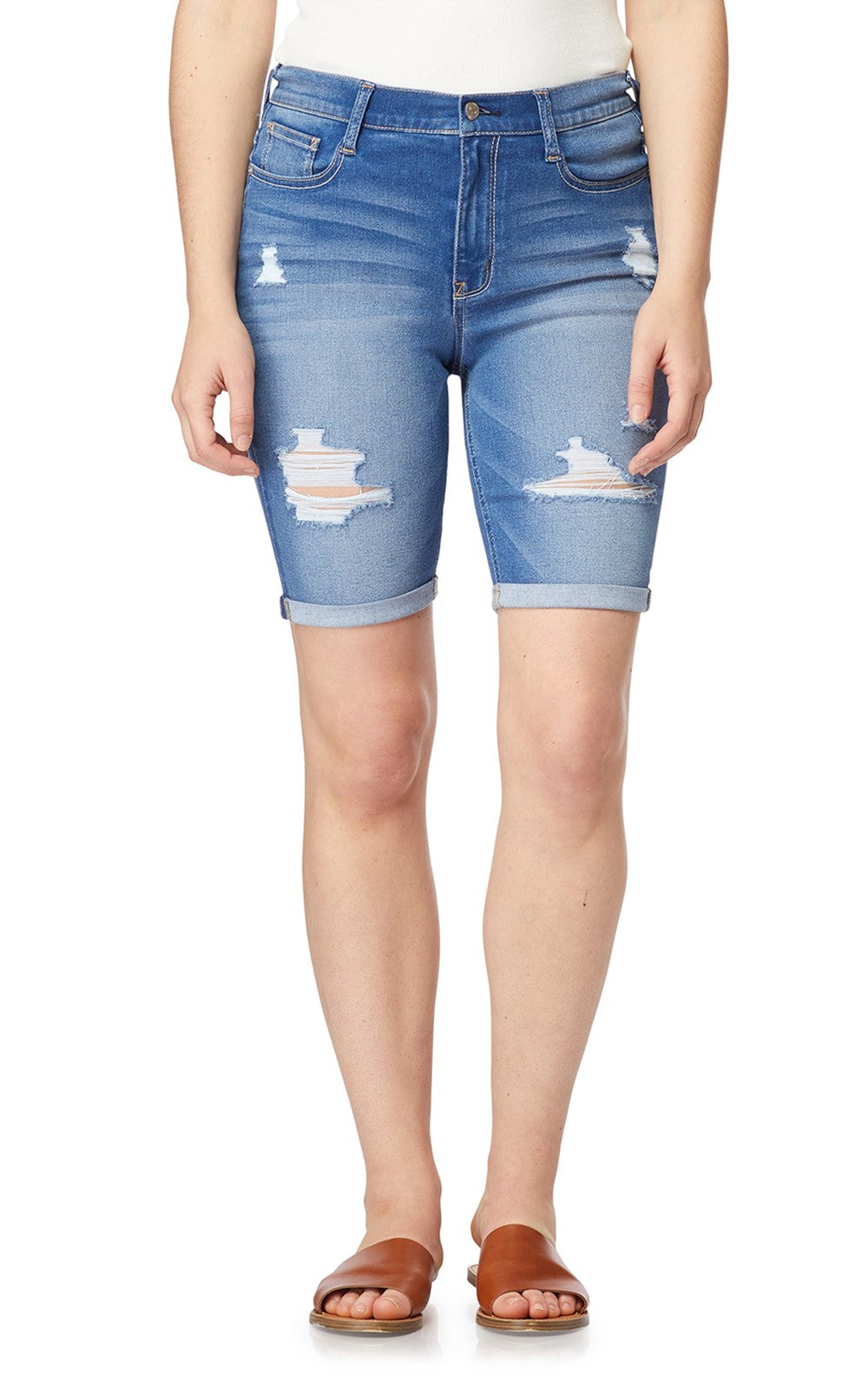Irresistible High Rise Bermuda Shorts