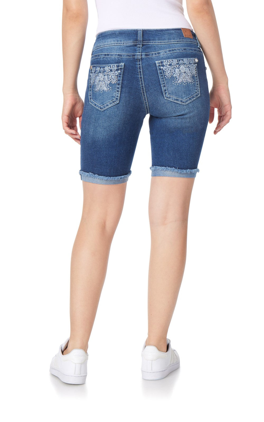 InstaStretch® Bling Luscious Curvy Bermuda Shorts