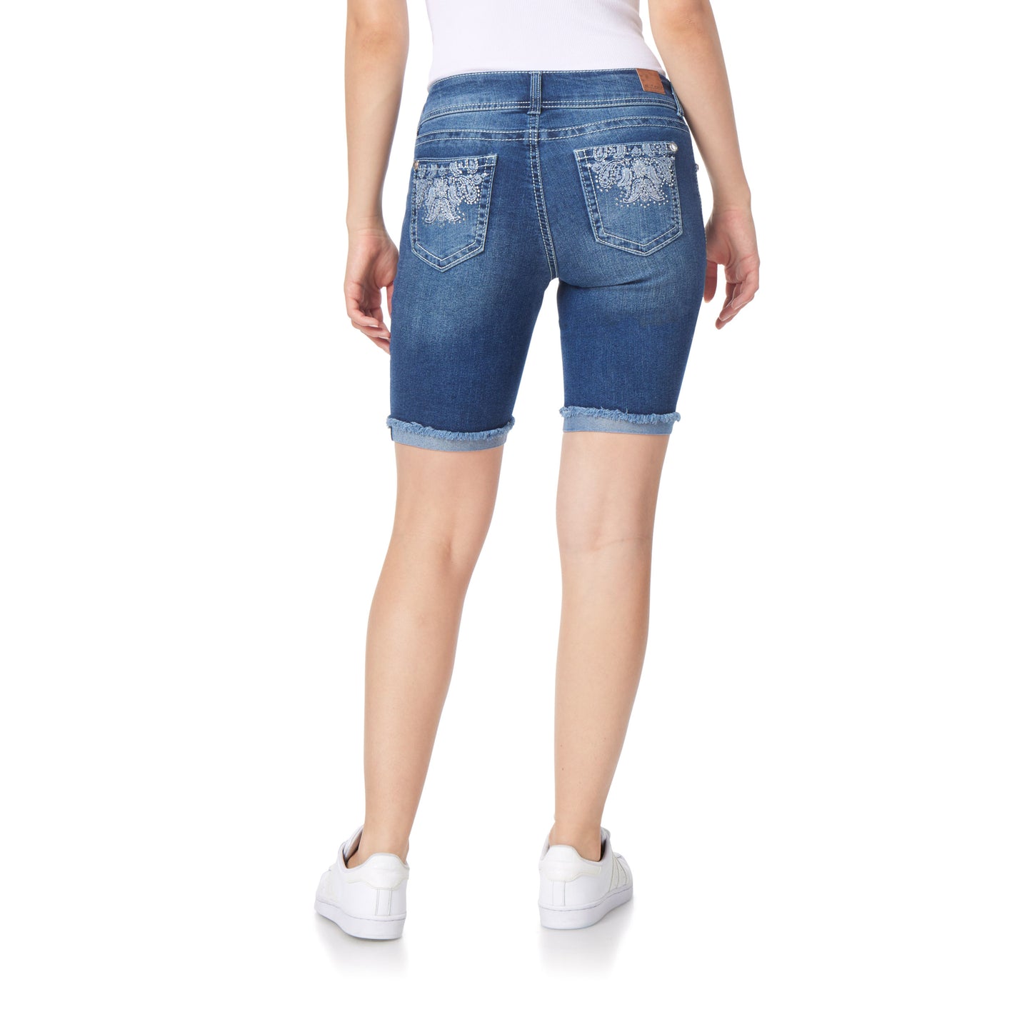 InstaStretch® Bling Luscious Curvy Bermuda Shorts