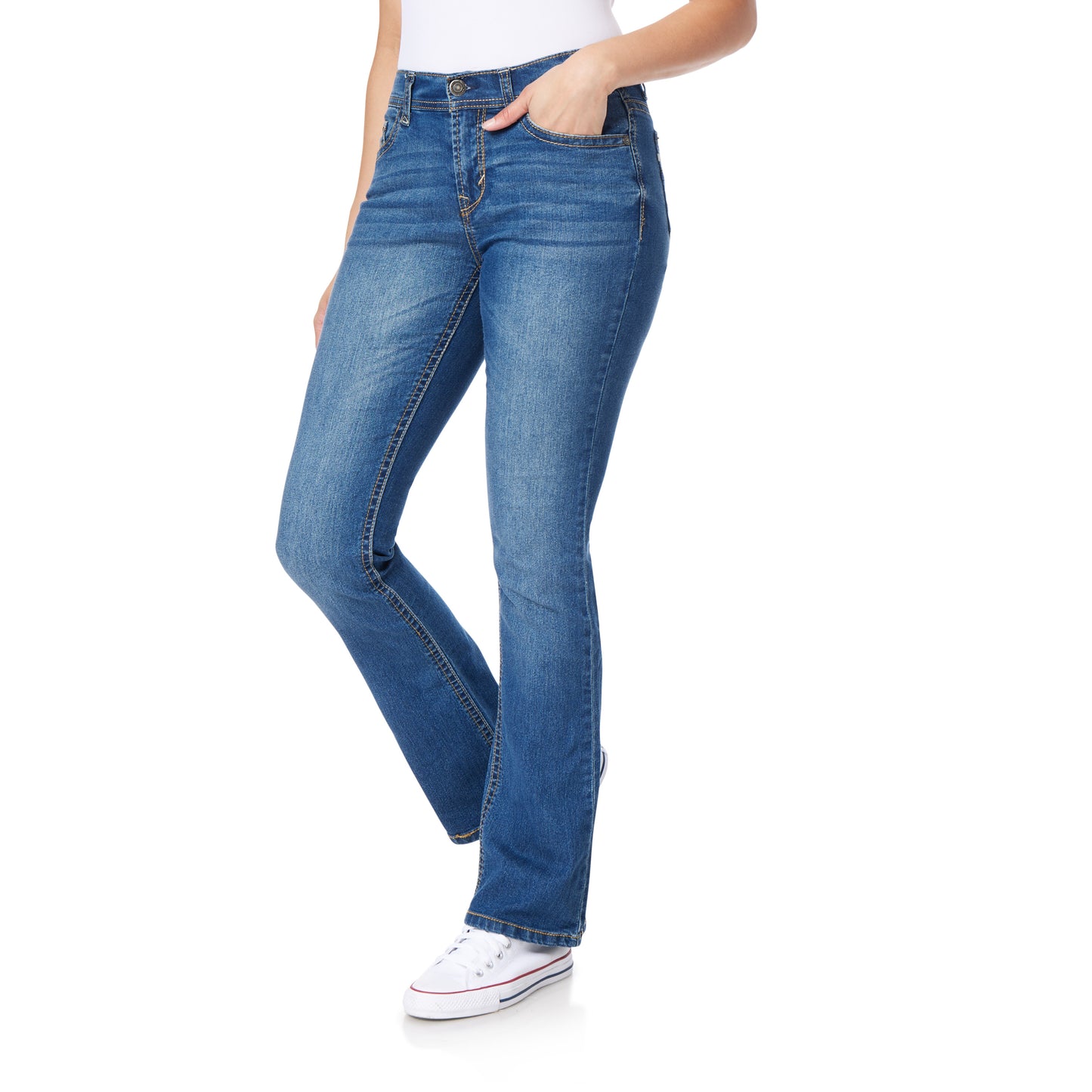 InstaStretch® Mid-Rise Legendary Bootcut Jeans