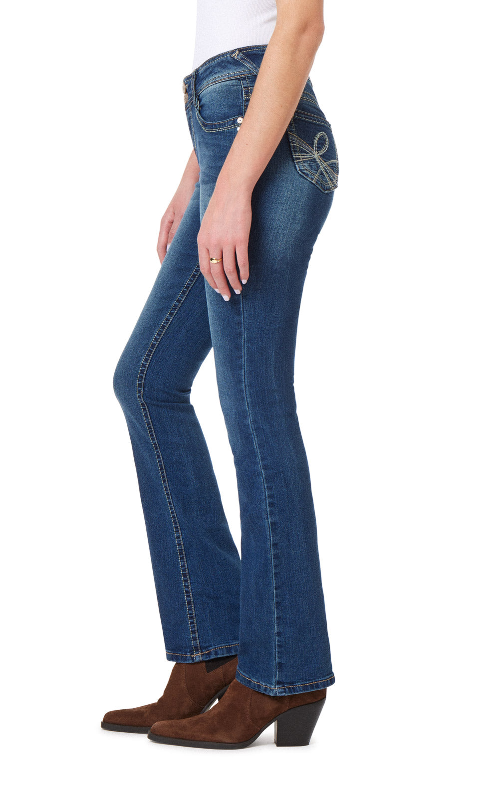 InstaStretch® Luscious Curvy Bootcut Jeans