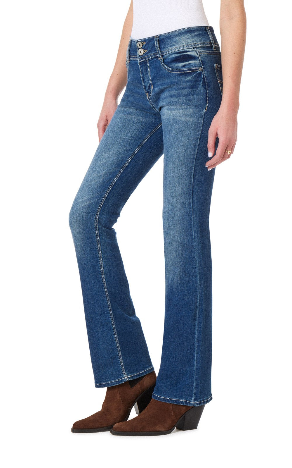 InstaStretch®  Luscious Curvy Bootcut Jeans