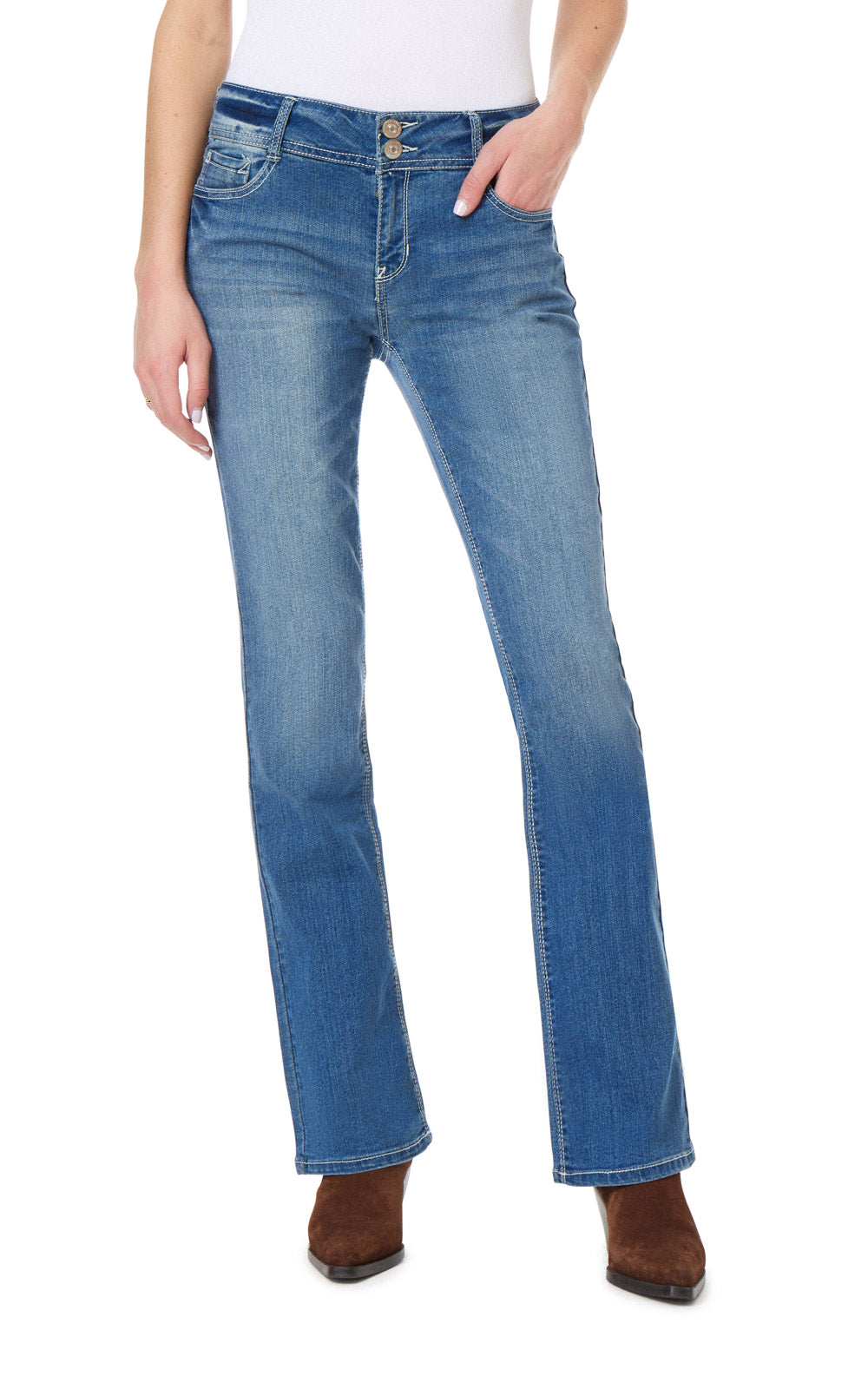 InstaStretch® Luscious Curvy Bootcut Jeans