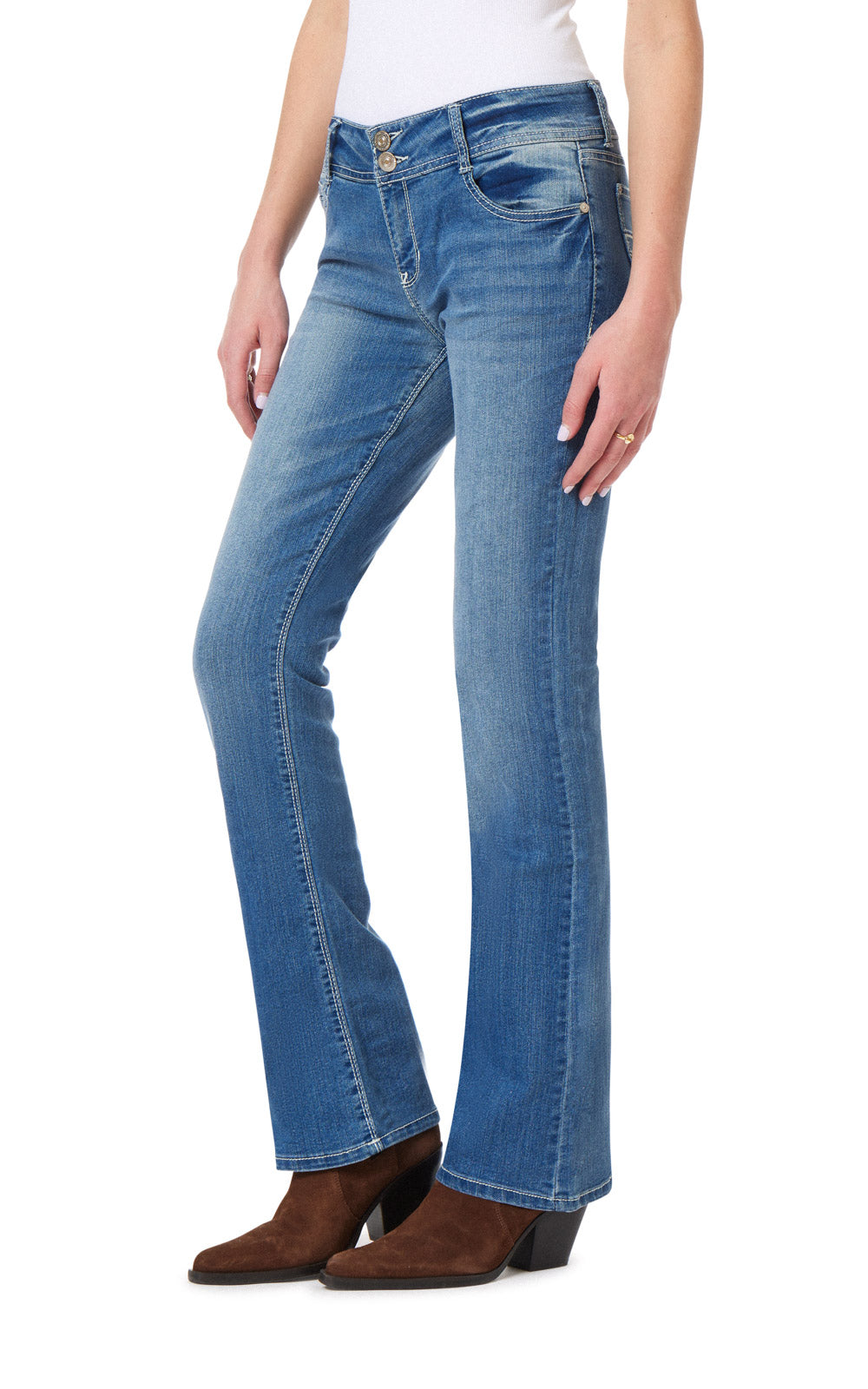 InstaStretch® Luscious Curvy Bootcut Jeans