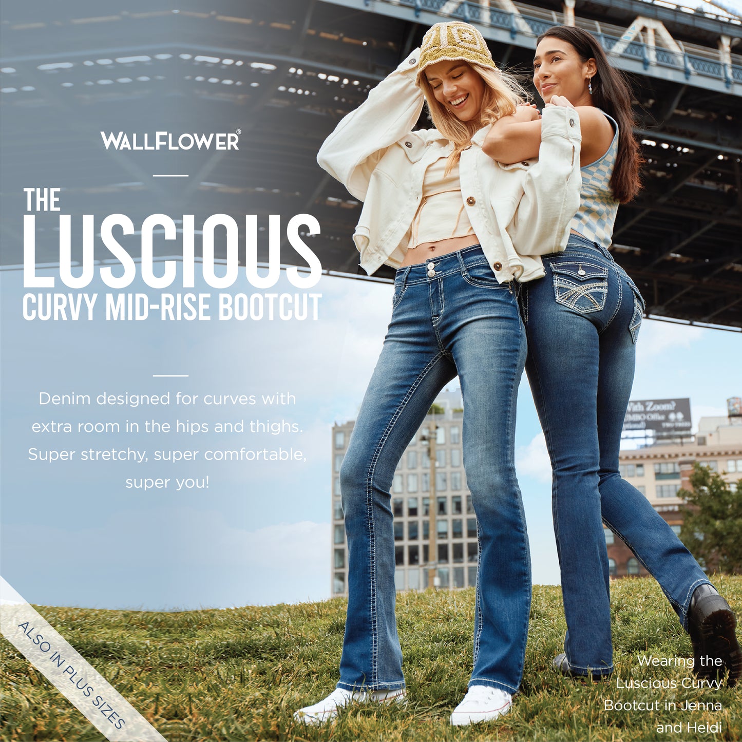 InstaStretch® Luscious Curvy Bootcut Jeans