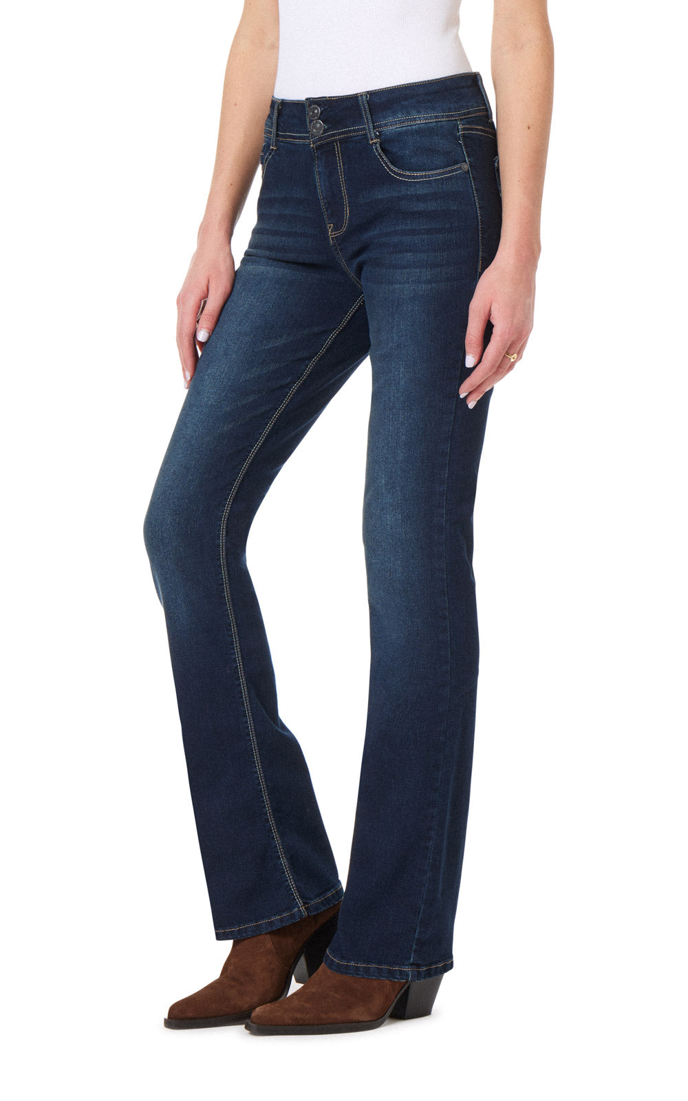 InstaStretch® Luscious Curvy Bootcut Jeans