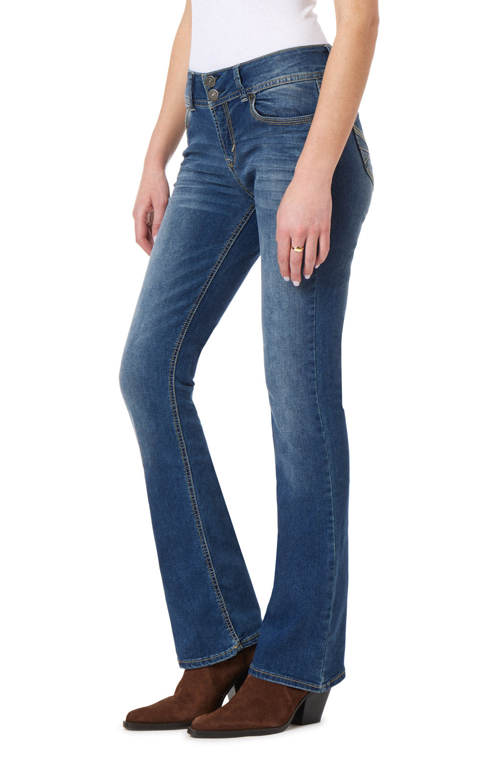 InstaStretch® Luscious Curvy Bootcut Jeans