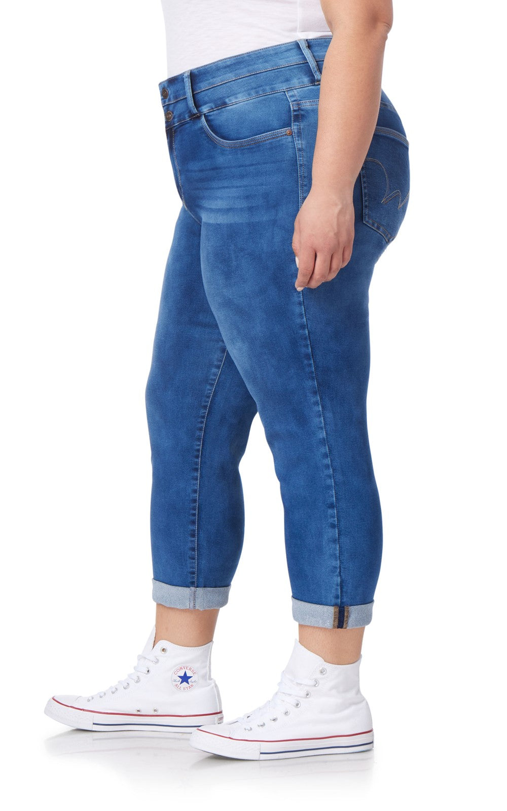 InstaSoft® Sassy Fit Skinny Crop Jeans