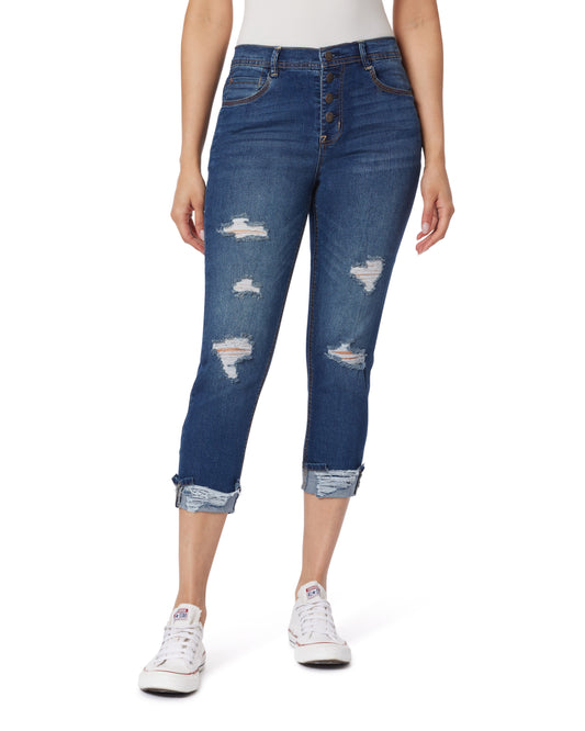 InstaStretch Flirty Curvy Crop Jeans