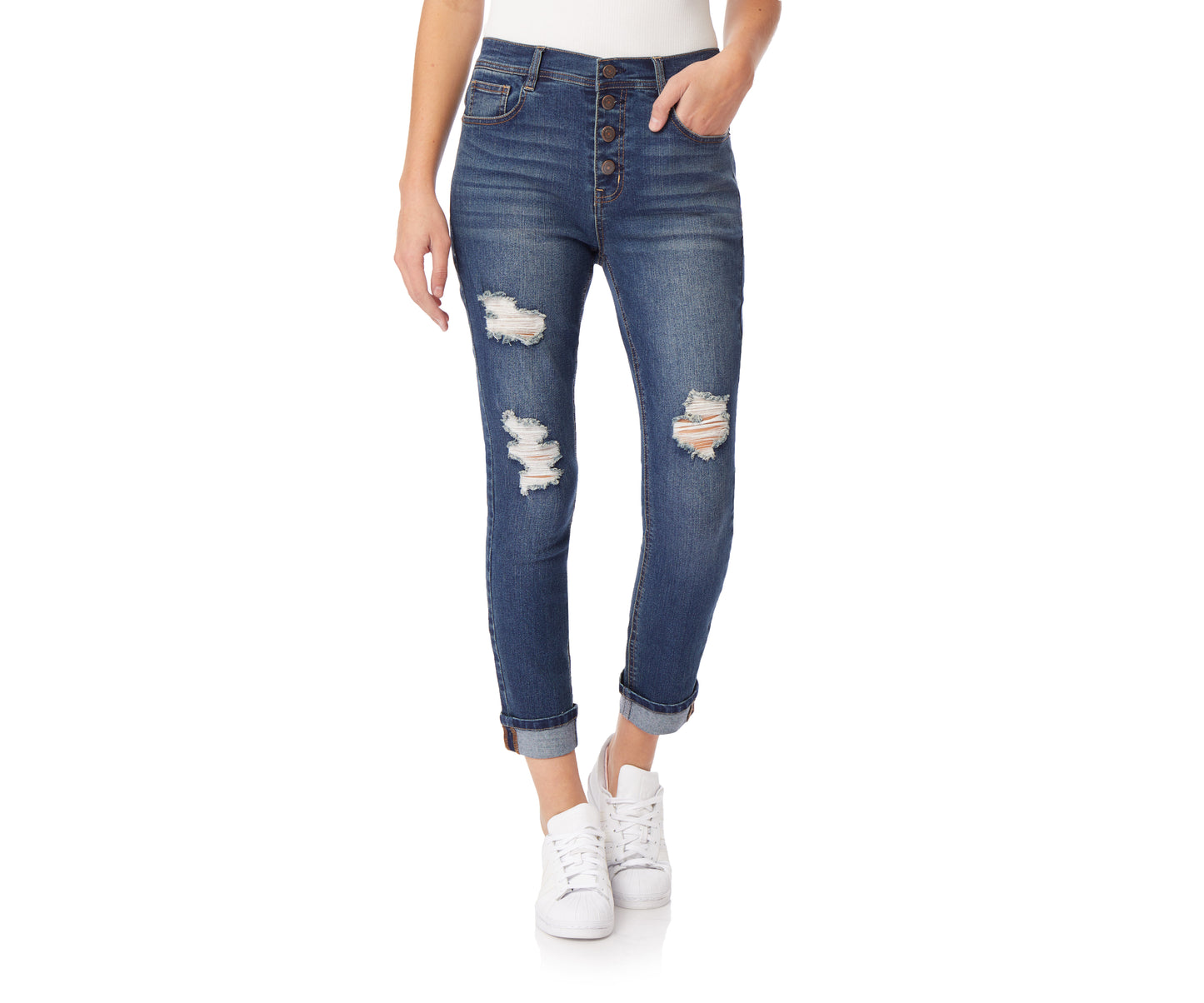 InstaStretch Flirty Curvy Crop Jeans