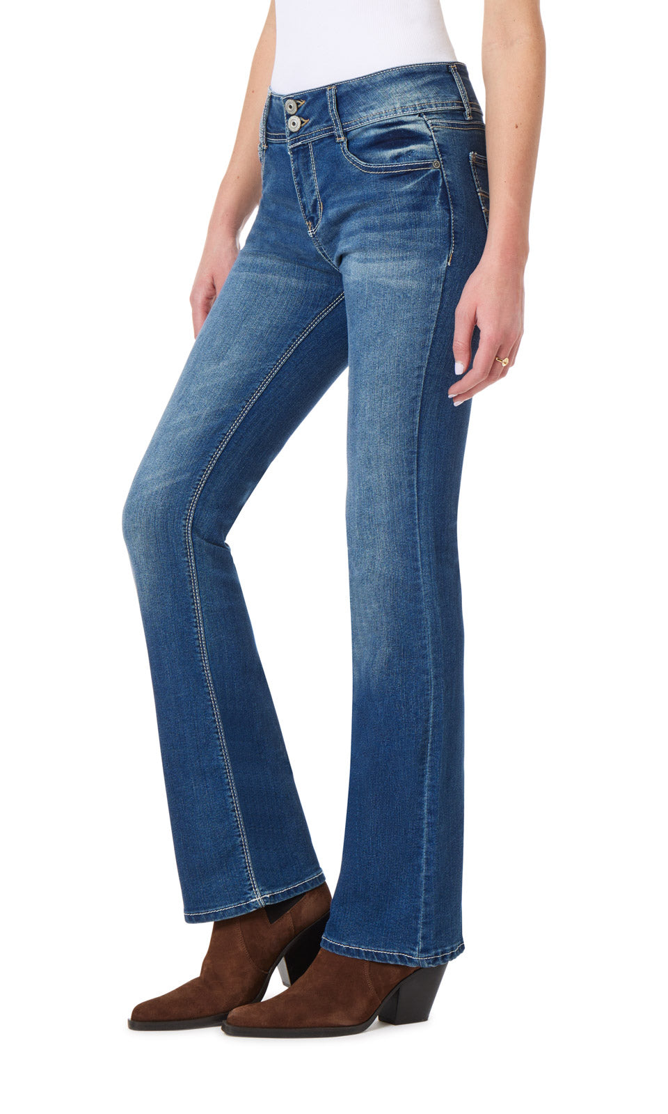 InstaStretch® Luscious Curvy Bootcut Jeans