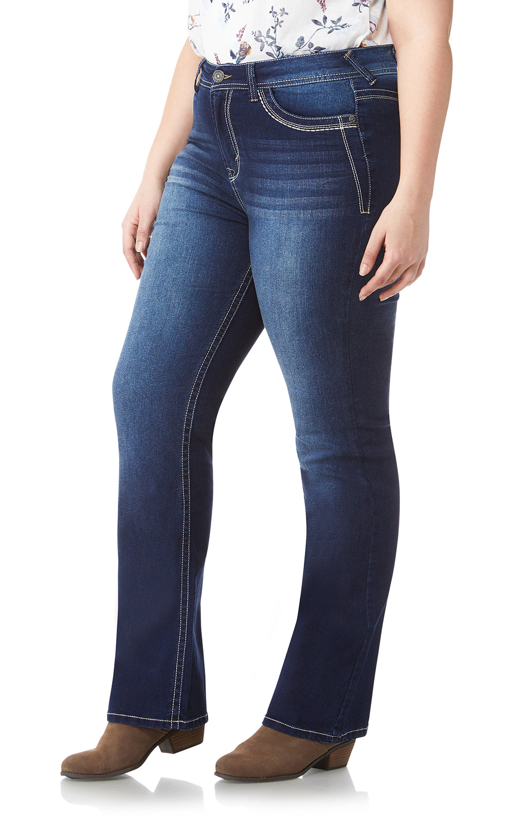 Plus Size Women's Bootcut Jeans, Sizes 14-32