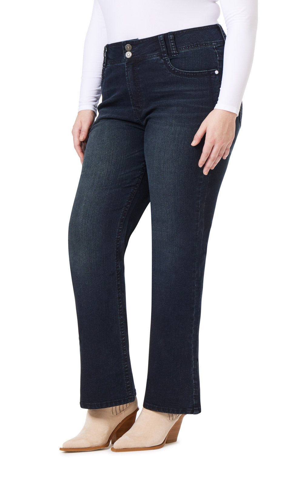 Instastretch® Luscious Curvy Bootcut Jeans