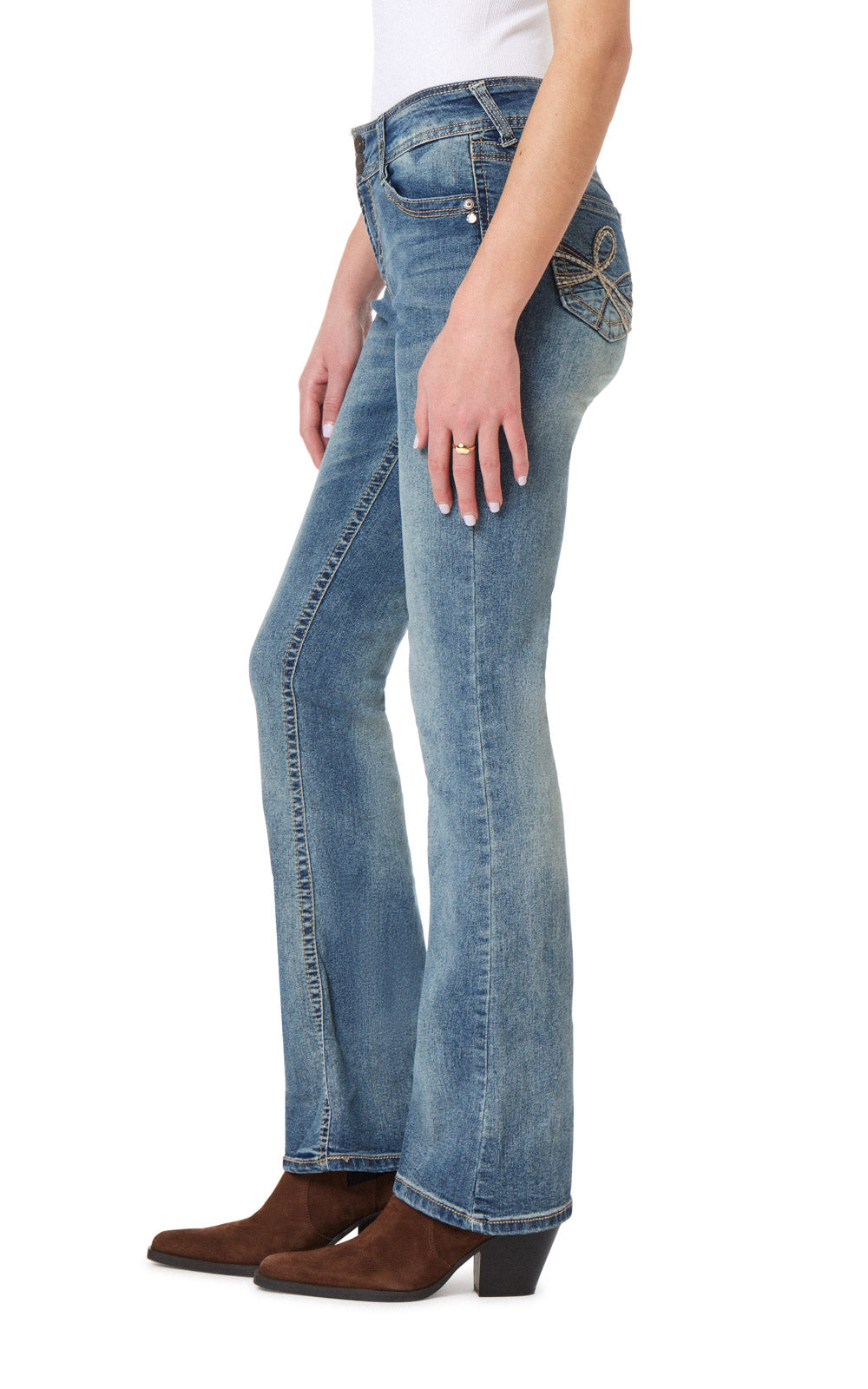 Calça - Curvy Stretch Bootleg Flare Jean