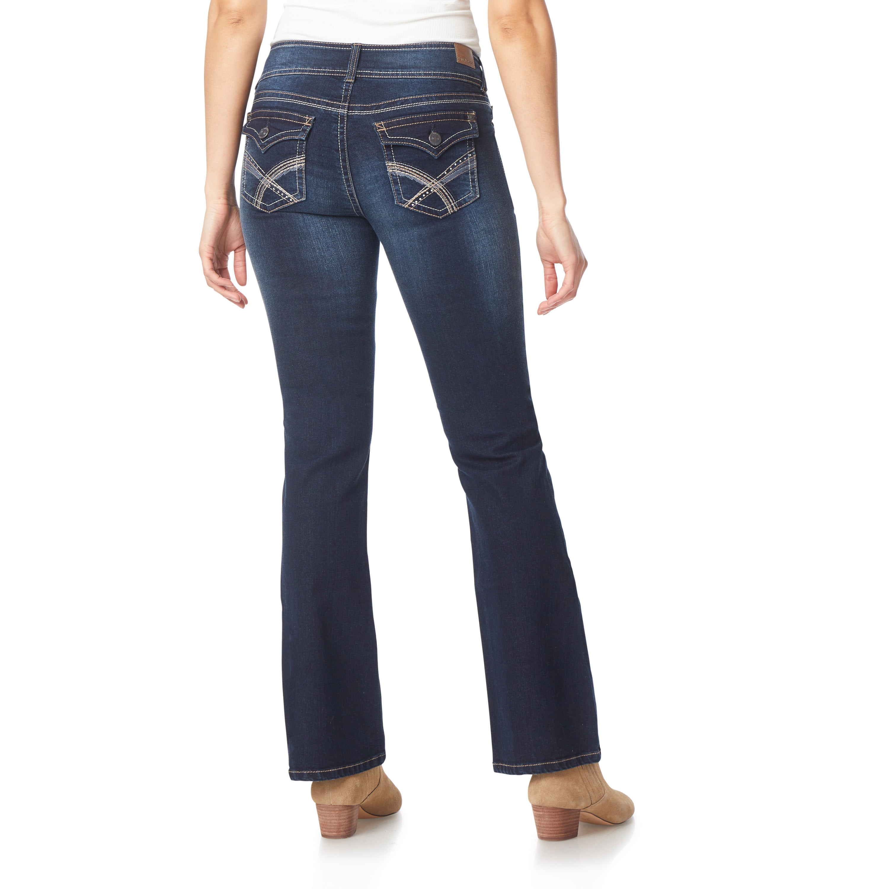 InstaStretch® Luscious Curvy Bootcut Jeans – WallFlower Jeans