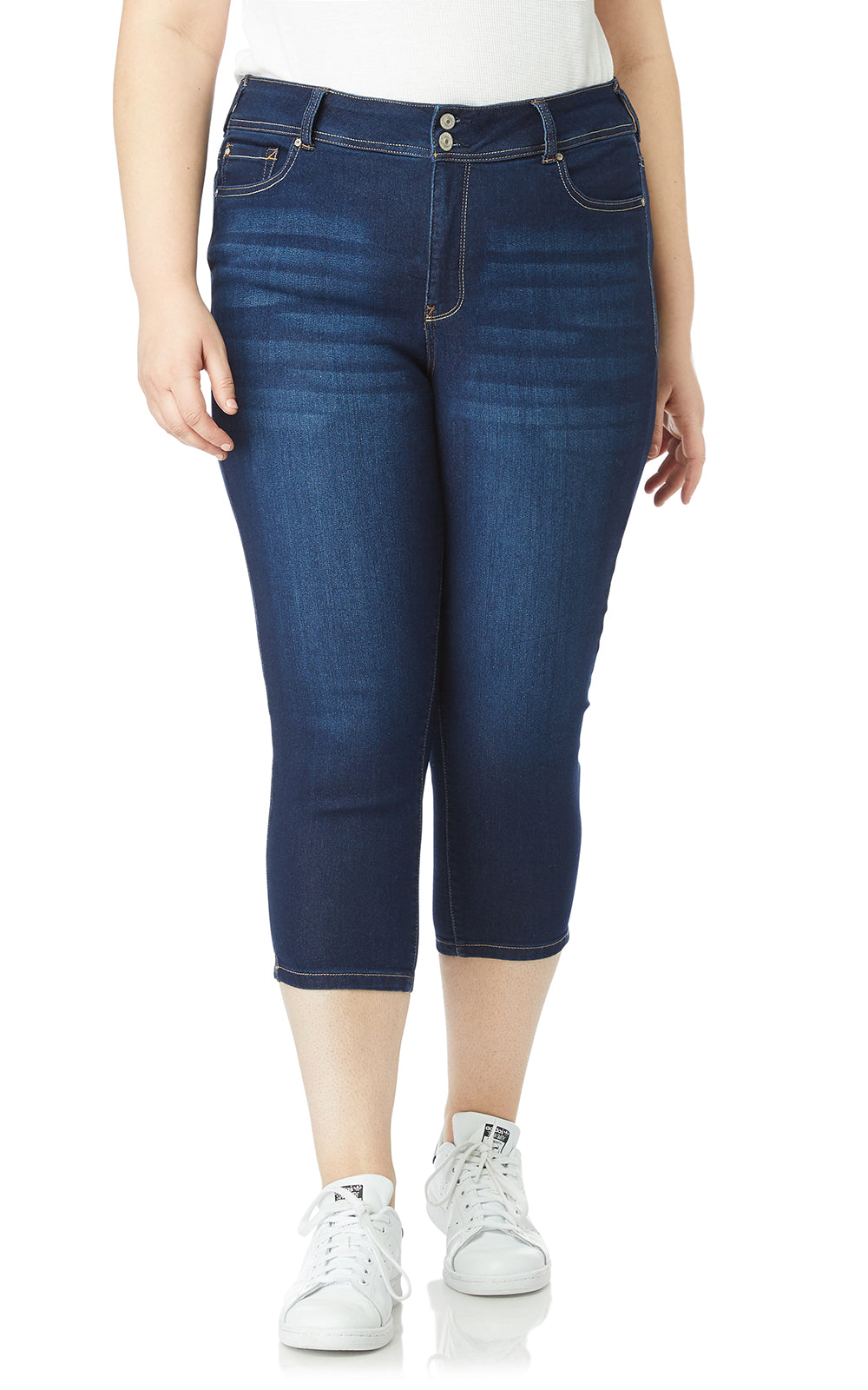 InstaSoft® Ultra Fit Skinny Crop Jeans