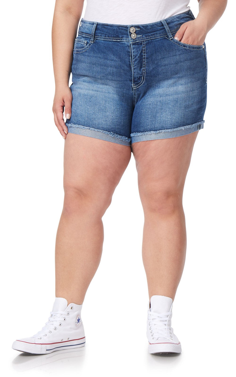 InstaStretch® Bling Luscious Curvy Shorts