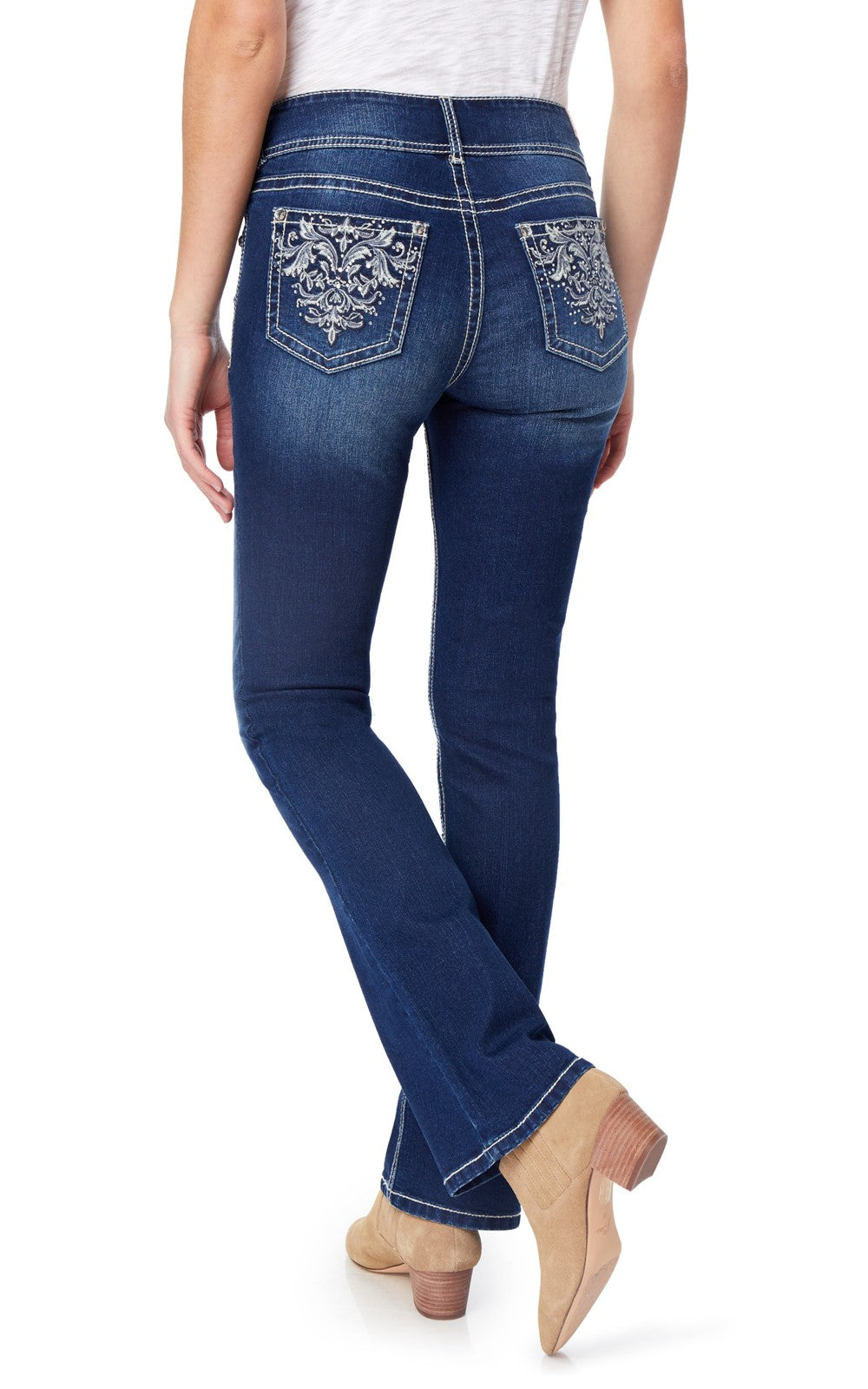 InstaStretch® Legendary Slim Bootcut Jeans – WallFlower Jeans