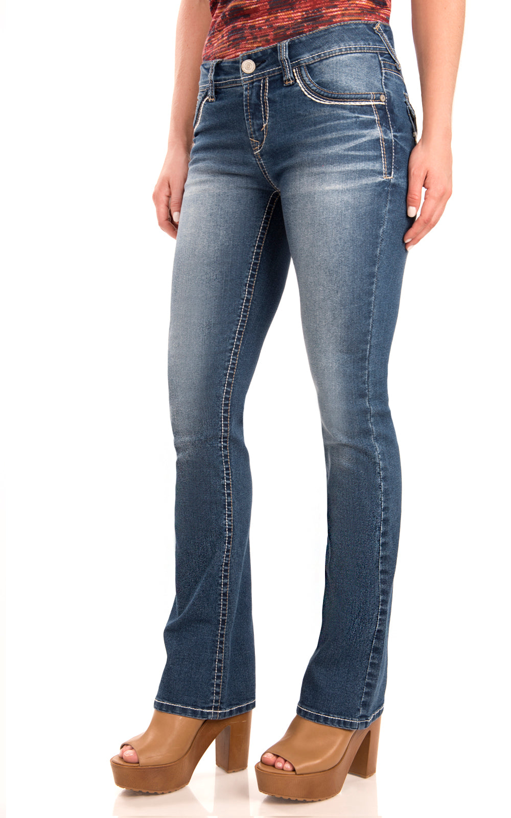 【Anyone more】23SS★ [MADE] Oa Layered Strap Sk Bootcut Pt InstaStretch® Legendary Classic Fit Bootcut Jeans
